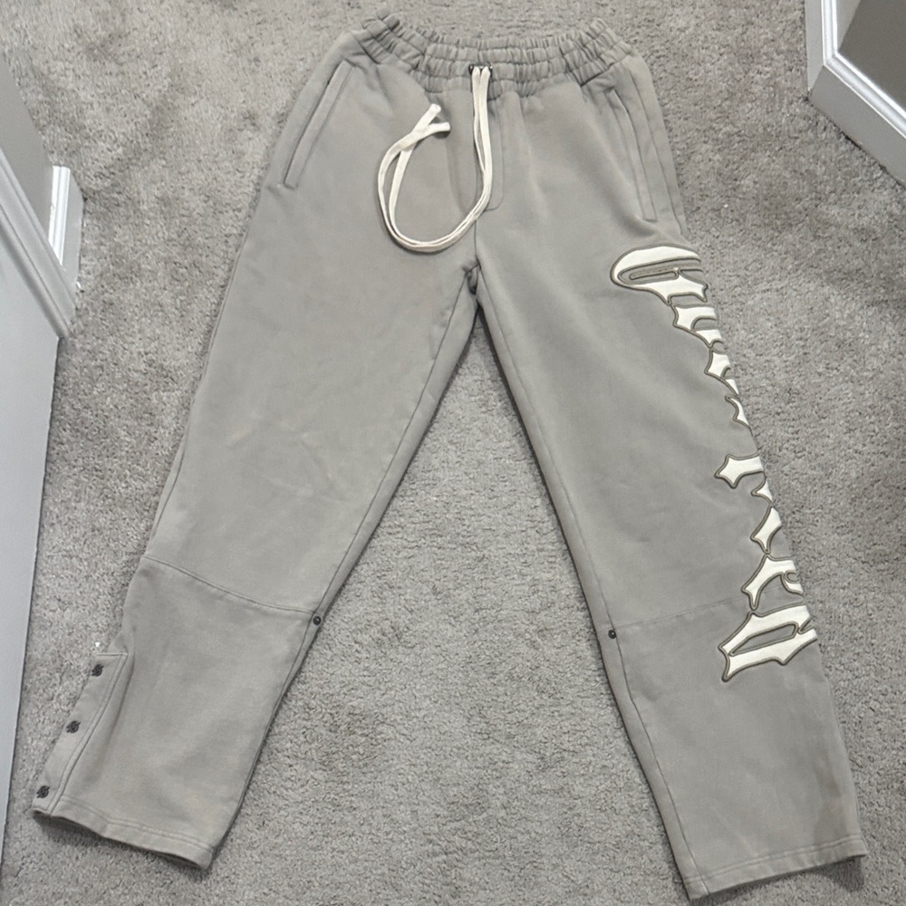 Men's Stylish Joggers with White Detailing